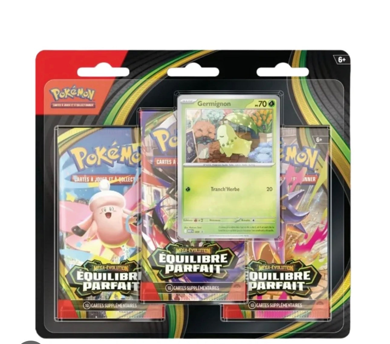 Tripack - Pokemon - Équilibre Parfait - ME03 - Illustration aléatoire - Scellé - Français