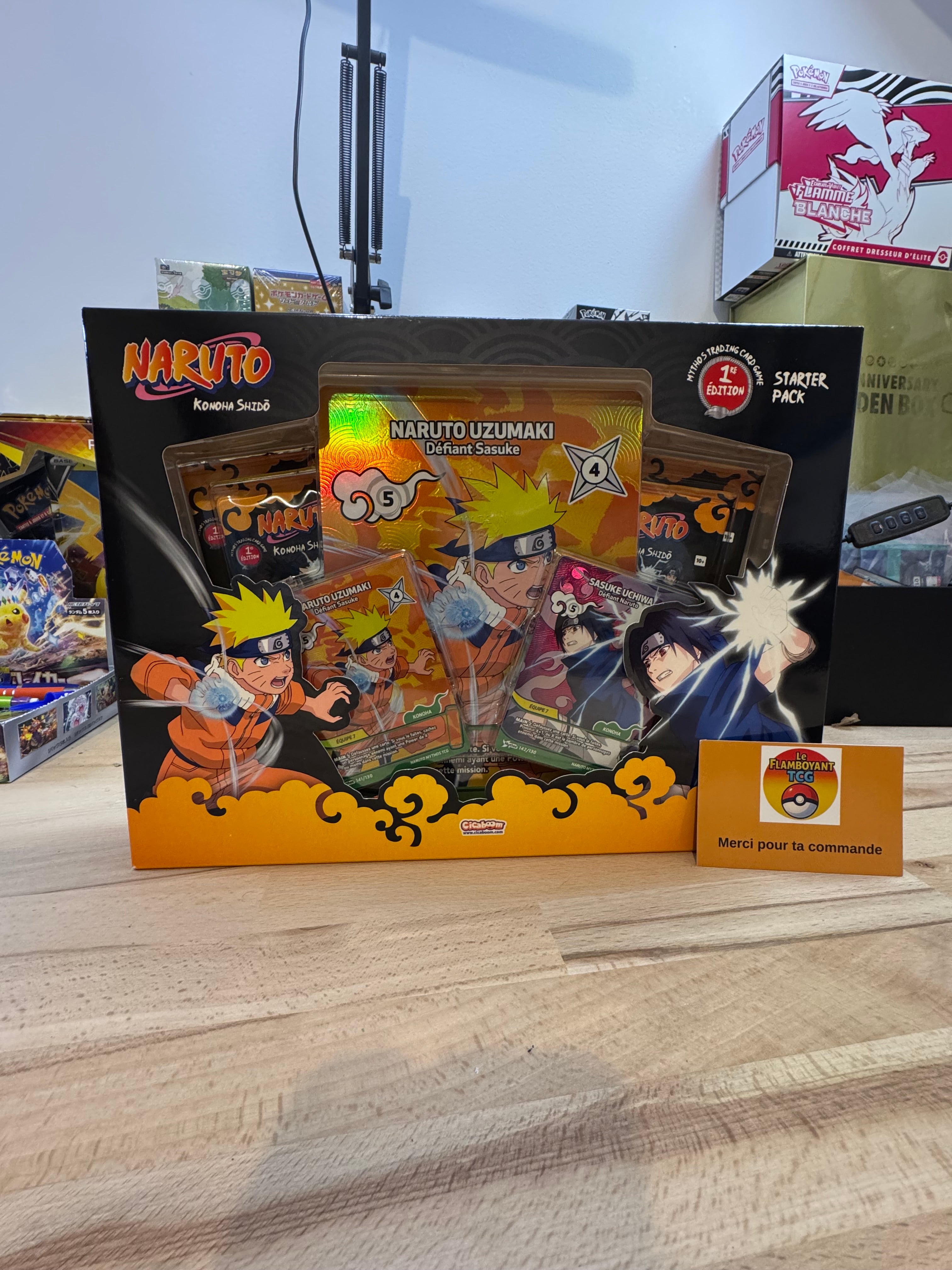 Naruto Mythos TCG - Coffret - Special Pack Naruto et Sasuke - Konoha Shidō - Coffret en français
