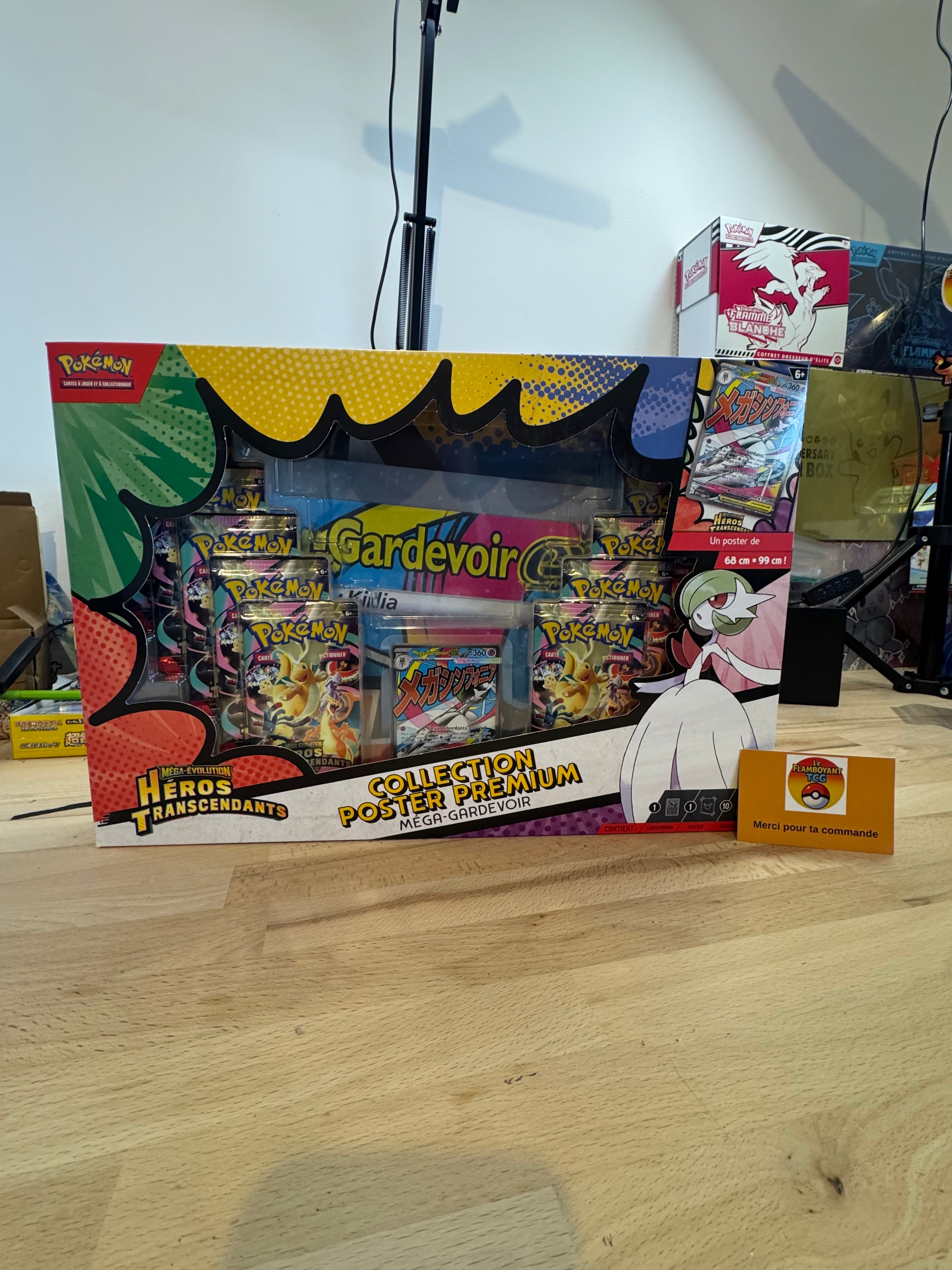 Coffret Collection Poster Premium - Méga-Gardevoir - Héros Transcendants - ME2.5 - en français