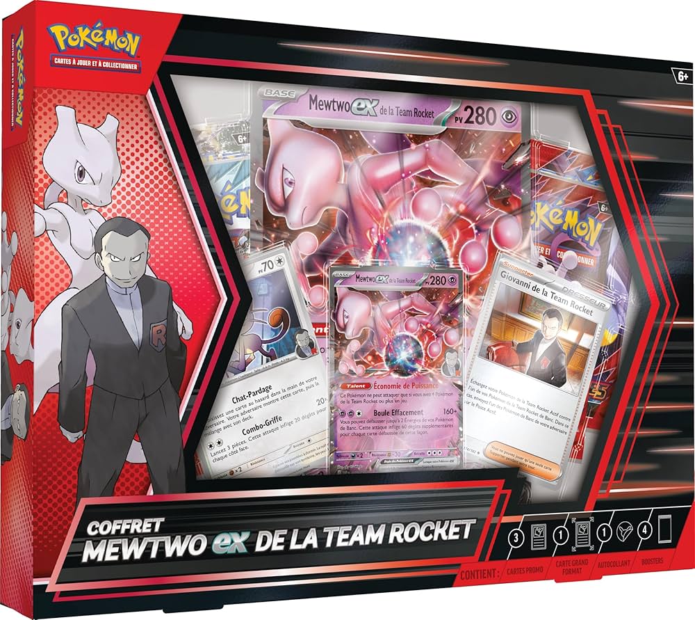 Coffret Mewtwo ex de la Team Rocket 🇫🇷